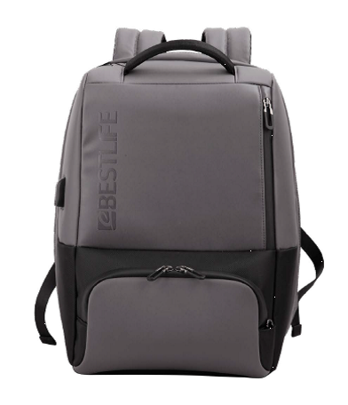 Mochila Portátil BestLife 631824808 15 6 USB Neoton Cinza Ref 99418